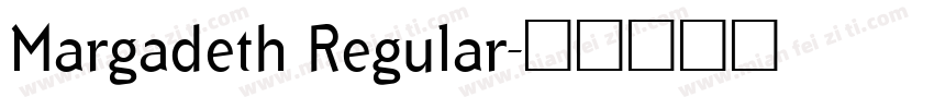 Margadeth Regular字体转换